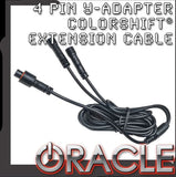 Oracle Lighting 1724-504 - 4 Pin Y-Adapter ColorSHIFT Extension Cable (Single) -