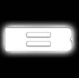 Oracle Lighting 3140-B-001 - Universal Illuminated LED Letter Badges - White LED - Individual - Matte White B