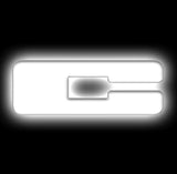 Oracle Lighting 3140-C-001 - Universal Illuminated LED Letter Badges - White LED - Individual - Matte White C