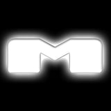 Oracle Lighting 3140-M-001 - Universal Illuminated LED Letter Badges - White LED - Individual - Matte White M
