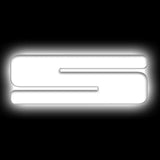 Oracle Lighting 3140-S-001 - Universal Illuminated LED Letter Badges - White LED - Individual - Matte White S