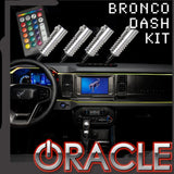 Oracle Lighting 4237-333 - Ford Bronco ColorSHIFT Fiber Optic LED Interior Dash Board Kit -