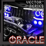 Oracle Lighting 5835-330 - Vector Series Grill LED Halo Kit - JK/JL/JT - ColorSHIFT - w/RF Controller