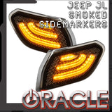 Oracle Lighting 5853-504 - Jeep Wrangler JL/ Gladiator JT "Smoked Lens" LED Front Sidemarkers -