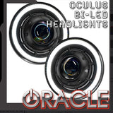 Oracle Lighting 5876-001 - Oculus 7" Bi-LED Projector Headlights for Jeep Wrangler JK -