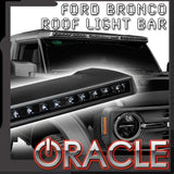 Oracle Lighting 5888-023-MF - Integrated Windshield Roof LED Light Bar System for 2021+ Ford Bronco - Carbonized Grey