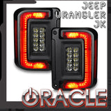 Oracle Lighting 5891-504 - Flush Mount LED Tail Lights for 2007-2017 Jeep Wrangler JK - Standard Red