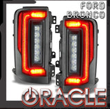 Oracle Lighting 5892-504 - Flush Style (Lensless) LED Tail Lights for 2021-2024 Ford Bronco - Standard Red Lens