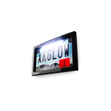 XK Glow XK034019-B Motorcycle LED License Plate Frame w/ White LED