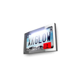 XK Glow XK034019-W Motorcycle LED License Plate Frame w/ White LED