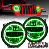Oracle Lighting 1346-334 - Jeep Gladiator JT ColorSHIFT RGB+W Headlight DRL Upgrade Kit - SMD ColorSHIFT - w/No Controller