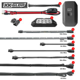 XK Glow XK-SLING-STA LED Underglow Light Kit for Polaris Slingshot | XKCHROME Smartphone App Controller