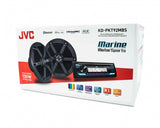 JVC KD-PKT92MBS Marine / UTV CD Receiver & Speakers Package (KD-T92MBS + CS-MS620)