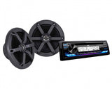 JVC KD-PKT92MBS Marine / UTV CD Receiver & Speakers Package (KD-T92MBS + CS-MS620)
