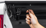Lomax B1050019 Lomax Hard Tri-Fold Cover; Black Matte Finish;
