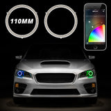XK Glow XK042008-110 RGB Halo Kit for Headlights | XKchrome Smartphone App