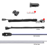 XK Glow XK-FO-STA LED Fiber Optic Kits for Cars | XKchrome Smartphone App