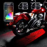 XK Glow XK-CFX-STA-WING CurbFX RGB Projector Kit | XKchrome Smartphone App