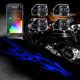 XK Glow XK-CFX-ADV-TATOO CurbFX RGB Projector Kit | XKchrome Smartphone App