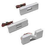 Oracle 3140-C-001 Universal Illuminated LED Letter Badges - White LED - Matte White Surface Finish - C