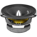 PRV AUDIO 6x9 Inch Midrange Speaker 69MR500-PhP-4 500 Watts Program Power, 4 Ohm, 1.5 in Voice Coil, 250 Watts RMS Pro Car Audio Loudspeaker (Single)