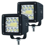 Race Sport Lighting RS3X3ECO ECO-LIGHT LED High Power CUBE Style Auxiliary Lights (Sold as Pairs)