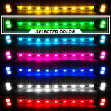 XK Glow XK034001-G Motorcycle LED Accent Light Kit | 8 Pod 2 Strip Single Color
