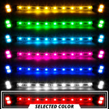 XK Glow XK041002-R Underglow LED Accent Light Kit | 8pc 24" Strip Single Color