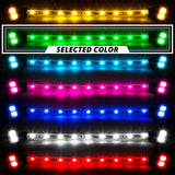 XK Glow XK041002-G Underglow LED Accent Light Kit | 8pc 24" Strip Single Color
