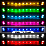 XK Glow XK041002-B Underglow LED Accent Light Kit | 8pc 24" Strip Single Color