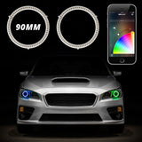 XK Glow XK042008-NC-90 RGB Halos for Headlights | XKchrome Add On Kit