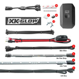 XK Glow KS-Car-Advance Underglow + Interior LED Accent Light Kits for Cars | XKchrome Smartphone App