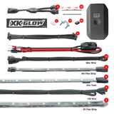 XK Glow KS-Car-Pro Underglow + Interior LED Accent Light Kits for Cars | XKchrome Smartphone App