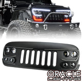 Oracle Lighting 5817-PRO - VECTOR Pro-Series Full LED Grill for Jeep Wrangler JK -