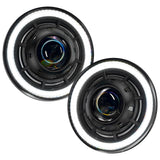 Oracle Lighting 5876-023 - Oculus 7" Switchback Bi-LED Projector Headlights for Jeep Wrangler JK -