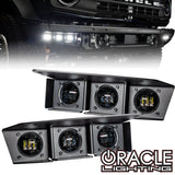 Oracle Lighting 5890-001 - 2021-2024 Ford Bronco Triple LED Fog Light Kit for Steel Bumper - White