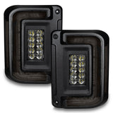Oracle Lighting 5891-504 - Flush Mount LED Tail Lights for 2007-2017 Jeep Wrangler JK - Standard Red