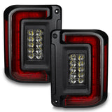 Oracle Lighting 5891-504 - Flush Mount LED Tail Lights for 2007-2017 Jeep Wrangler JK - Standard Red