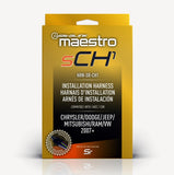 Idatalink Maestro HRN-SR-CH1 T-Harness for Select Chrysler, Dodge, Jeep, RAM Vehicles 2007-20, replace factory radio while retaining steering wheel controls & use of amp (ADS-MSR module also required)