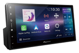 Pioneer DMH-W3000NEX 6.8" Double Din Multimedia Digital Media Receiver, Wireless Apple CarPlay and Android Auto, Bluetooth, Backup Camera Compatible, Touchscreen, One Touch Navigation