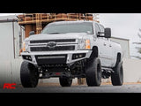 Rough Country 70155 Mesh Grille 12" Single Row LED Pair | Black | Chevy Silverado 2500 HD/3500 HD (11-14)