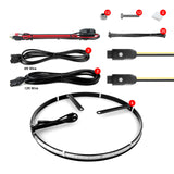 XK Glow XK-WHEEL-KIT LED Wheel Ring Lights | XKchrome Smartphone App Controlled