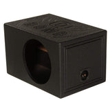 QPower QBOMBVLSINGLE QBomb Series 10" 1-Hole Forward-Firing Sealed Subwoofer Box