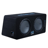 Memphis MBE12D1 Loaded Enclosure 2-12" 2ohm 1000RMS/2000MAX