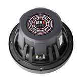 MB Quart NH2-120 Nautic Series 8" Compression Horn Marine Speakers Black/White/Silver Grill