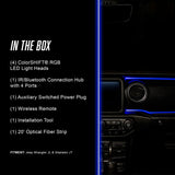 Oracle 4236-333 Jeep Wrangler JL/Gladiator JT ColorSHIFT® Fiber Optic LED Interior Kit