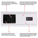 MB Quart NA3-600.6 6-Channel Marine Amplifier - 50W x 6