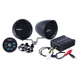 Memphis MXABMB2BT Clamp Mount 2 Speaker System W/ Bluetooth - Black