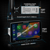 Boss Audio BE10ACP.WX Digital Multimedia Receiver w/ 10.1" Floating Touchscreen