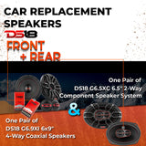 Car Speaker Replacement fits 1994-1998 for Mitsubishi Galant
